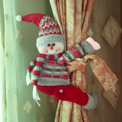 

Gobestart New Cartoon Doll Curtain Buckle Window Decoration Christmas Gift Home Decors