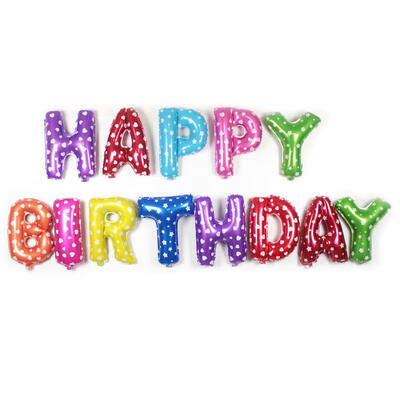 

Multicolor Letters Foil Balloons Children Birthday Letter Party Decor