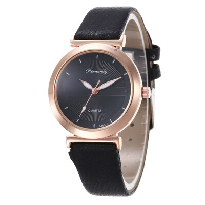 

Summer new fashion wild pattern leather student watch ladies pop watch