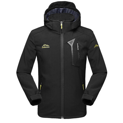 

Men Waterproof Hooded Jackets Winter Warmer Breathable Skiing Cycling Outwear