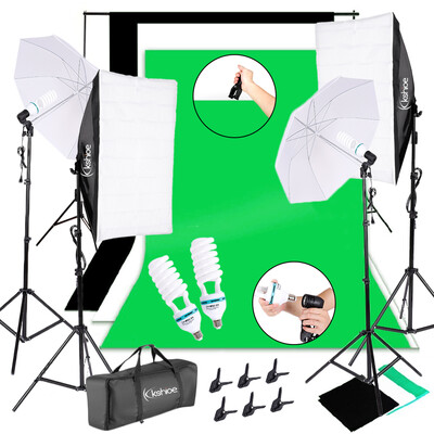 

Ktaxon shioe White Umbrellas Soft Light Box with Non-woven Fabrics & Background Stand Muslim Cloth