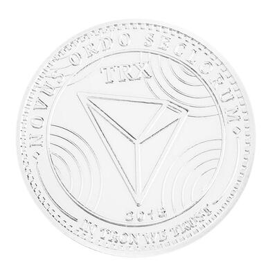 

Zinc Alloy TRX Non-currency Bitcoin Commemorative Coin Art Collection Gift