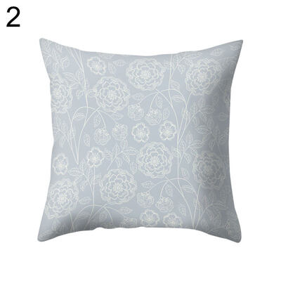 

Heart Flower Vine Plain Square Pillow Case Cushion Cover Sofa Bed Car Cafe Decor