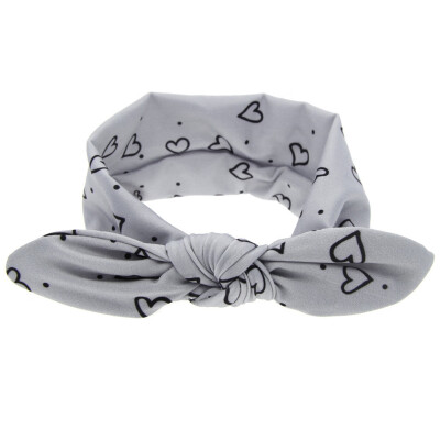 

Headbands Elastic Soft Cute Rabbit Ear Hair Band Cloth for NewbornToddler Children
