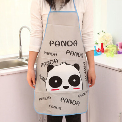

Cook Aprons With Waterproof Material And Cute Cartoon Panda Elephant Images For Cooking
