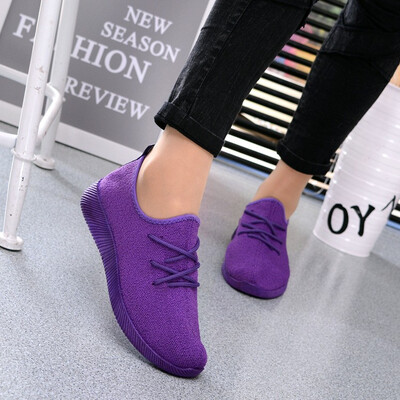 

FANCHENLAIKE Womens Knitted Breathable Soft Sneakers 5853