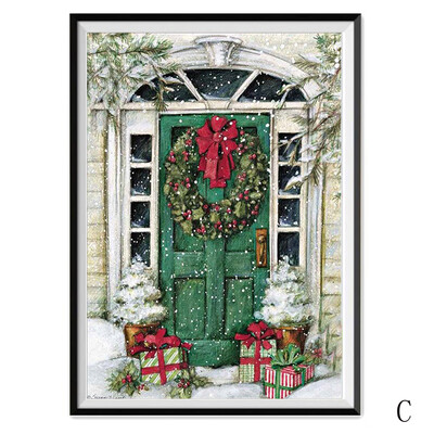 

〖Follure〗Christmas Diamond Rhinestone Pasted Embroidery Painting Cross Stitch Home Decor
