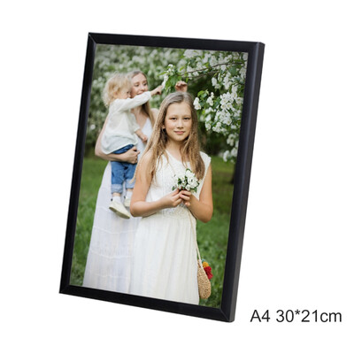 

European American Style Metal Poster Photo Frame Portrait Picture Frames Wall Mountable Plain Thin Nice Gift For Home 4030cm