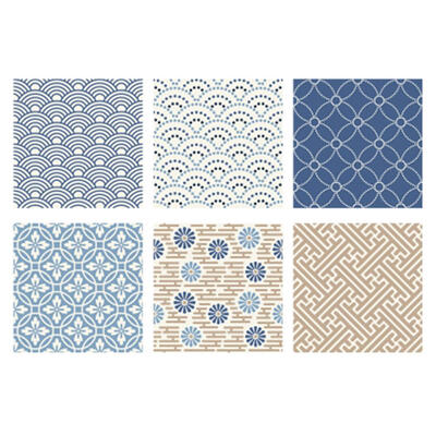

6pcs Anti Oil Waterproof Tiles Stickers Wall Decorative Decal Dirty Proof
