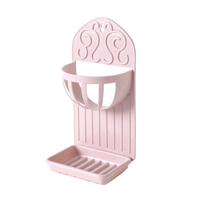 

Bathroom Storage Rack Tissue Box Kitchen Soap Cup Wall Mounted Holder