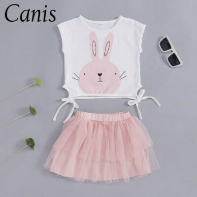 

Easter Kid Baby Girl Easter Sleeveless Tops Tutu Dress Skirts Outfits Clothes