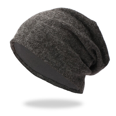 

Unisex 100 Cotton Knit Knitted Hat Skullcap Cap Beanie Winter Warm Comfortable