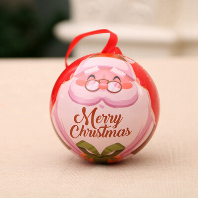 

Cute Christmas Round Ball Candy Chocolate Box Party Home Christmas Tree Hanging Ornaments
