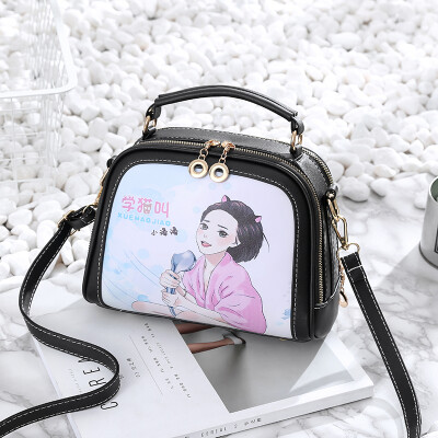 

Womens new Korean fashion Joker ladies personality explosions girl shoulder Messenger bag