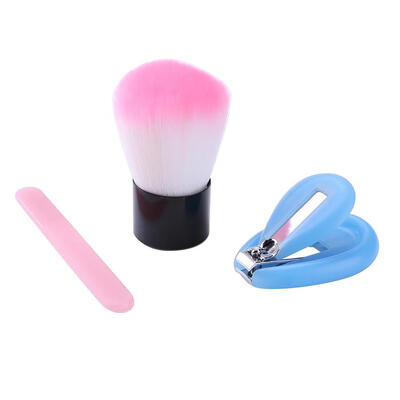 

3pcsSet Kids Adult Nail Art Polish Nail Scissors Grinding Brush Nail File