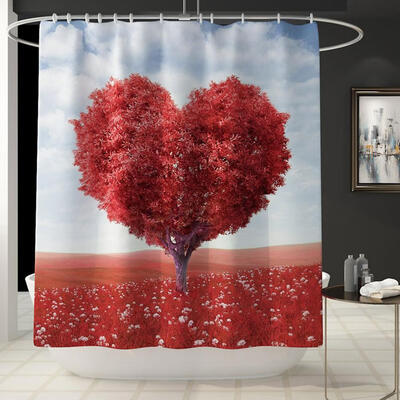 

Greensen 4PCS Shower Curtain Waterproof Non-slip Mat Toliet Cover Rug Bathroom Set Shower Curtain Bathroom Curtain