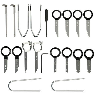 

20pcsset Professional Tools for Cars Auto Vehicle Dash Trim Tool Car Audio Dismantle Remove Install Pry Set Repair Instrument