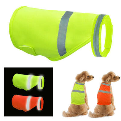 

US Dog Safety Vest Reflective Small Large Pet Puppy Coat Clothes for Hunting