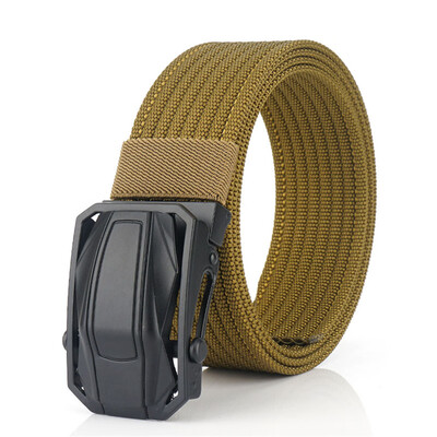 

High Quality Military Equipment Canvas Belt For Men Tactical Designer Jeans Belt Nylon Strap Sports Car Design Buckle Waist Belt