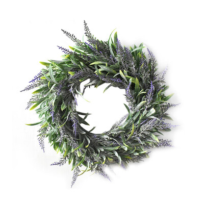 

Gobestart Garland Of Household Items Simulates Lavender Wedding Day Celebrations
