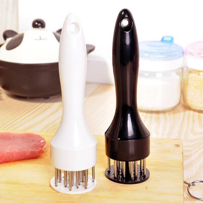 

Professional Kitchen Meat Tenderizer With 21 Stainless Steel Needle Blades For Tenderizing Steak Beef Chicken
