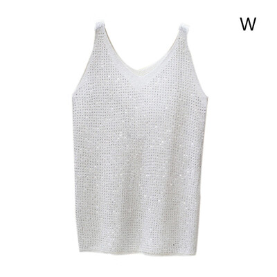 

Camisole Sequin Decoration Womens Camisole Fashion Sweet Camisole