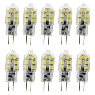 

OMTO 10PCS G4 Lamp DC12V SMD2835 LED Bulb G4 mini Ultra Bright Chandelier Lights