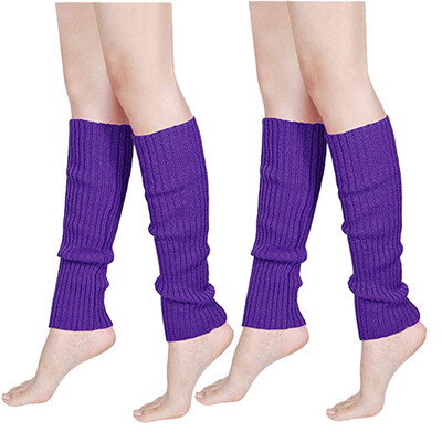 

Tailored Women & Men Fluorescence Color Stripe Boot Cuffs Warmer Knit Leg Party Stockings