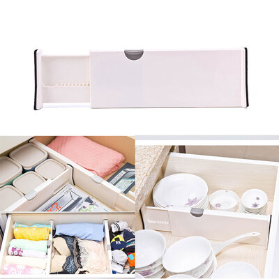 

Gobestart Drawer Dividers White Spring Loaded Expandable Kitchen Bedroom Organizer
