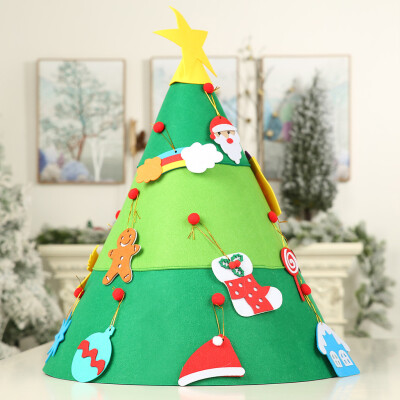 

Siaonvr DIY Three-dimensional Felt Cloth Christmas Tree large Christmas Hanging Gift