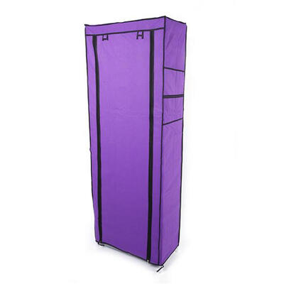 

Stylish room saves 9 plaid non-woven shoe rack multicolor