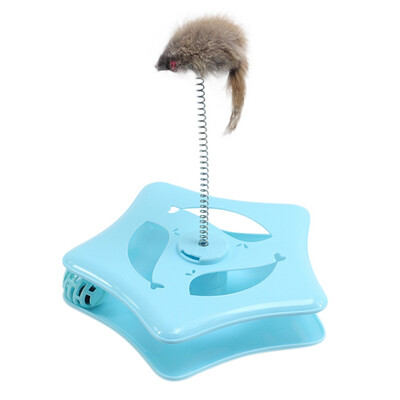 

Pets Intellectual Cats Toy Funny Cat Turntable Toys Interactive Training Exercise Mouse Pet Cat Play Toy