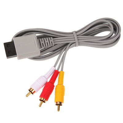 

Audio Video AV Adapter Composite 3 RCA Cable for Nintendo Wii Cord Wire