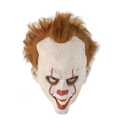 

Natural Latex Halloween Scary Full Cover Clown Mask Cosplay Party Mask Prop