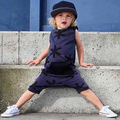 

Cute Toddler Kid Baby Girl Boy Clothes Cotton Sleeveless Romper Jumpsuit Outfits