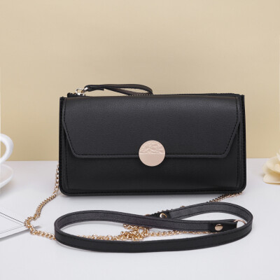 

Tailored Women Mobile Wallet Large Capacity Long Clutch Bag Zipper Diagonal Shoulder Bag