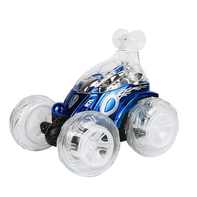 

360 Degree Turbo Twister RC Car Toys Rechargeable Light Music Stunt Vehicle