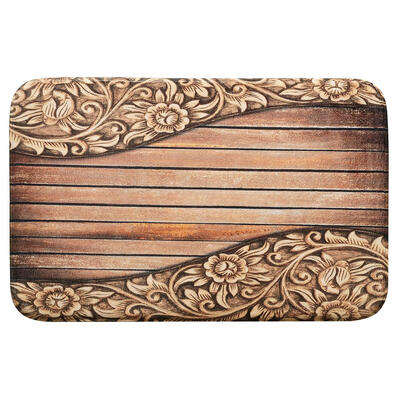 

Simple Flannel Carpet Rug Bedroom Kitchen Door Floor Mat Bath Non-Slip Pad