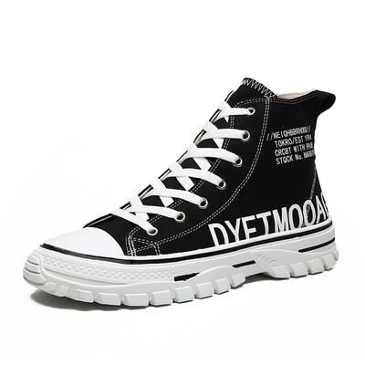 

High-top canvas retro shoes street personality tide shoes mens shoes sports