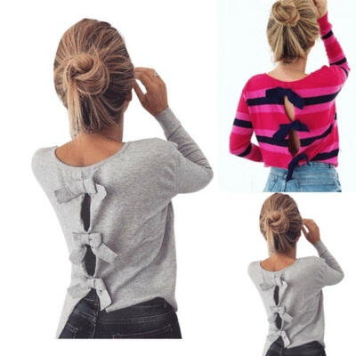 

Women Loose Ladies T-Shirt Long Sleeve Summer Tops Casual Basic Tee Blouse Boho