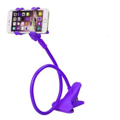 

Universal Flexible Holder Arm Lazy Mobile Phone Gooseneck Stand Holder Stents Flexible Bed Desk Table Clip Bracket