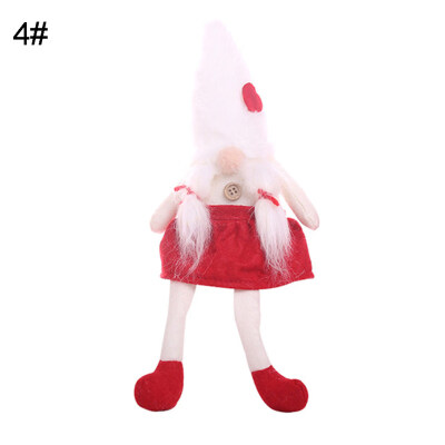 

Christmas Decor Cute Gnome Tomte Dwarf Santa Elf Plush Toy Home Table Ornament