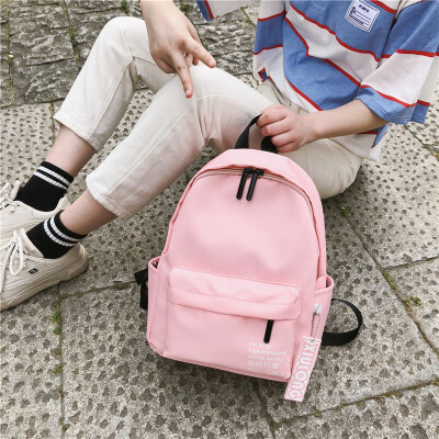 

Korean version of the old school backpack girls insfeng BF canvas campus backpack tides