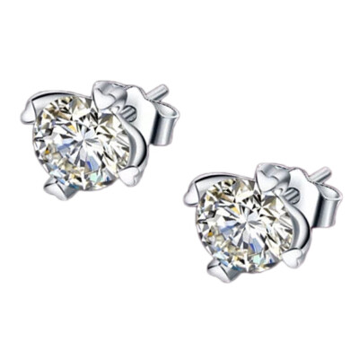 

Crystal Zircon Stud Earrings Elegant Earrings Jewelry womens jewelry