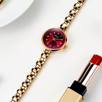 

Simple girl watch small dial student female bracelet quartz watch fashion trend jelly female watch