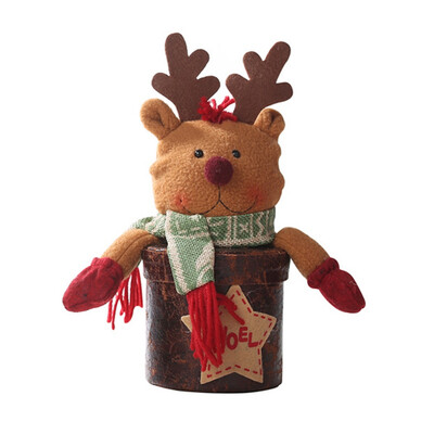 

Christmas Candy Gift Boxes Apple Bags Snowman Santa Doll Holiday Party Decoration Year Xmas Dinner Party Supplies