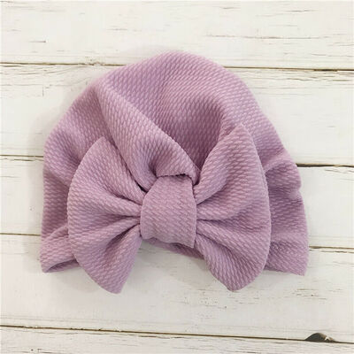 

Newborn Baby Kid Soft Cotton Turban Bunny Ear Hat Head Wrap Knot Headband Cap