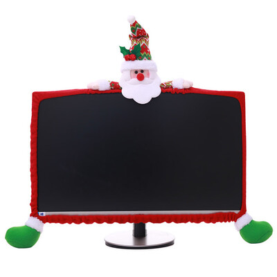 

〖Follure〗Christmas Hotel mall Cash register computer Dust Cover Snowman Elk Decorations