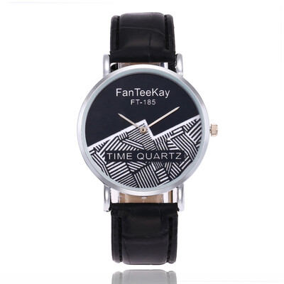 

New fashion ladies belt watch irregular two-color