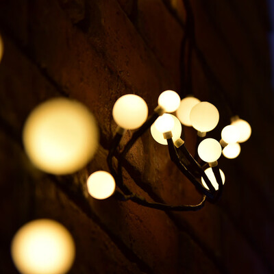 

Gobestart Warm White Decor Outdoor 25M Lmitated Cane String Light Lamp With 70 Lights